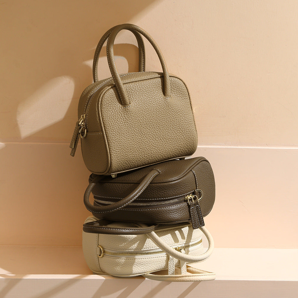 Bag Crossbody Women's All-match First Layer Cowhide Tote