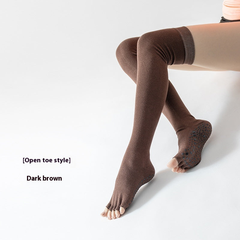 Yoga Socks Over The Knee Full Finger Half Finger Long Tube