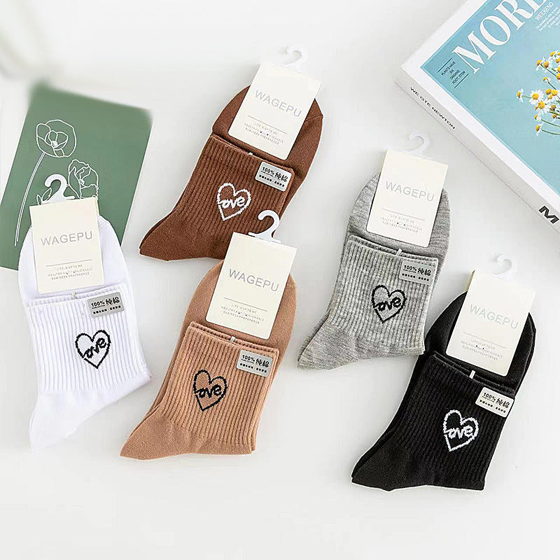 Cartoon Bear Ins Three-dimensional Flower Tulip Stockings Female