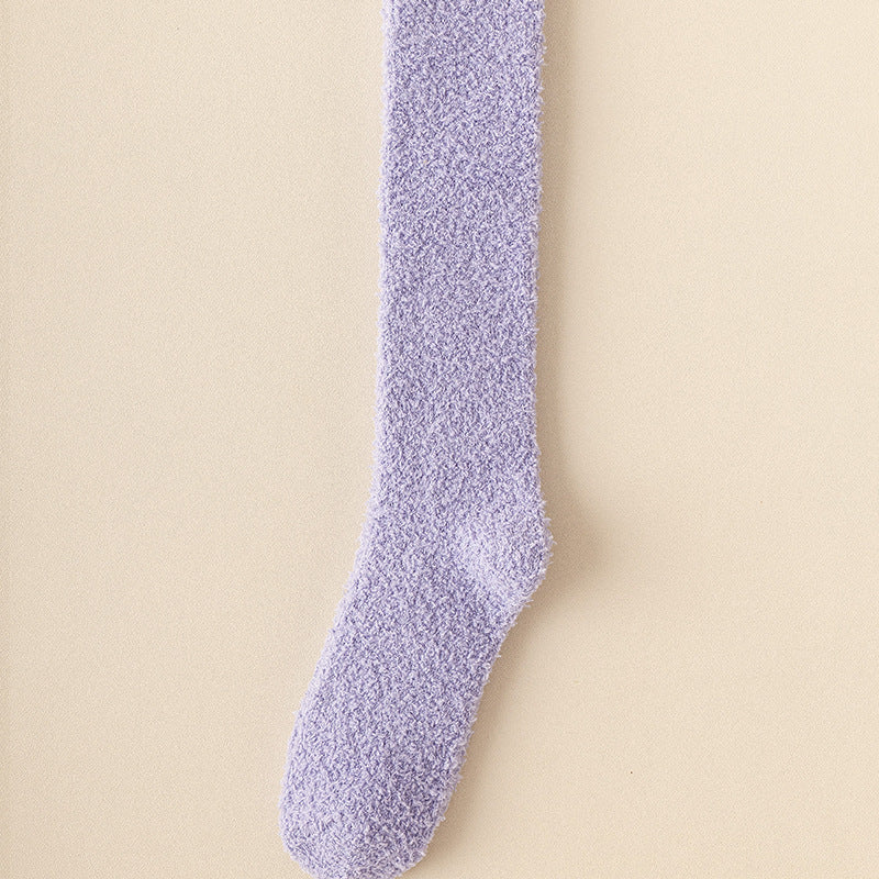 Lint-free Coral Fleece Socks Warm