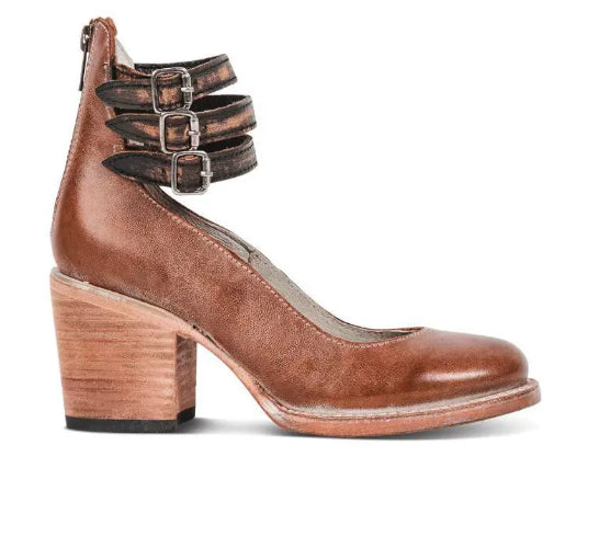 Buckle Pointed Sandals Womens Shoes