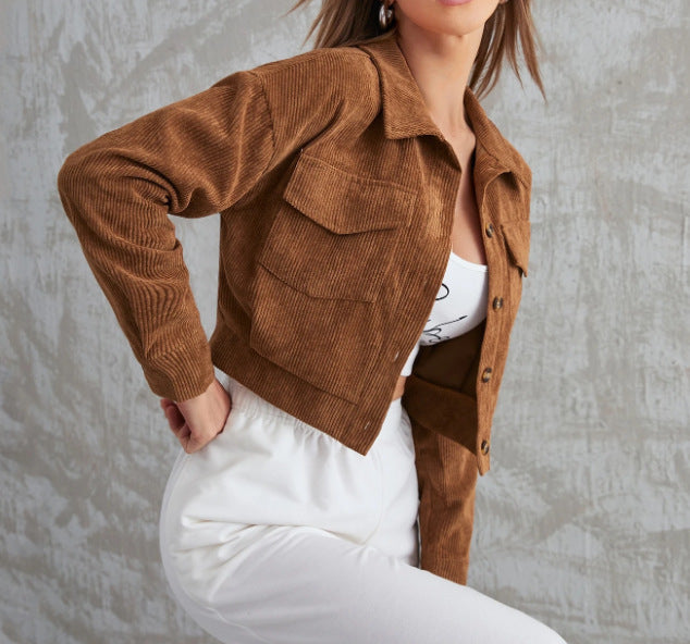 Retro Style Fashionable Cardigan Women's Coat