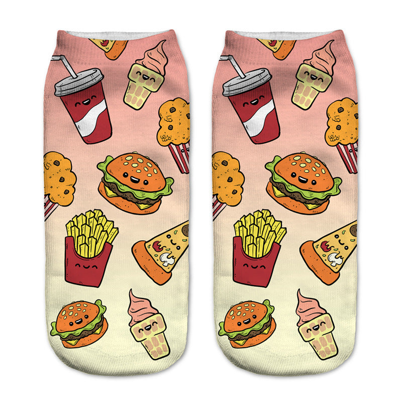 New 3D Digital Printing Socks