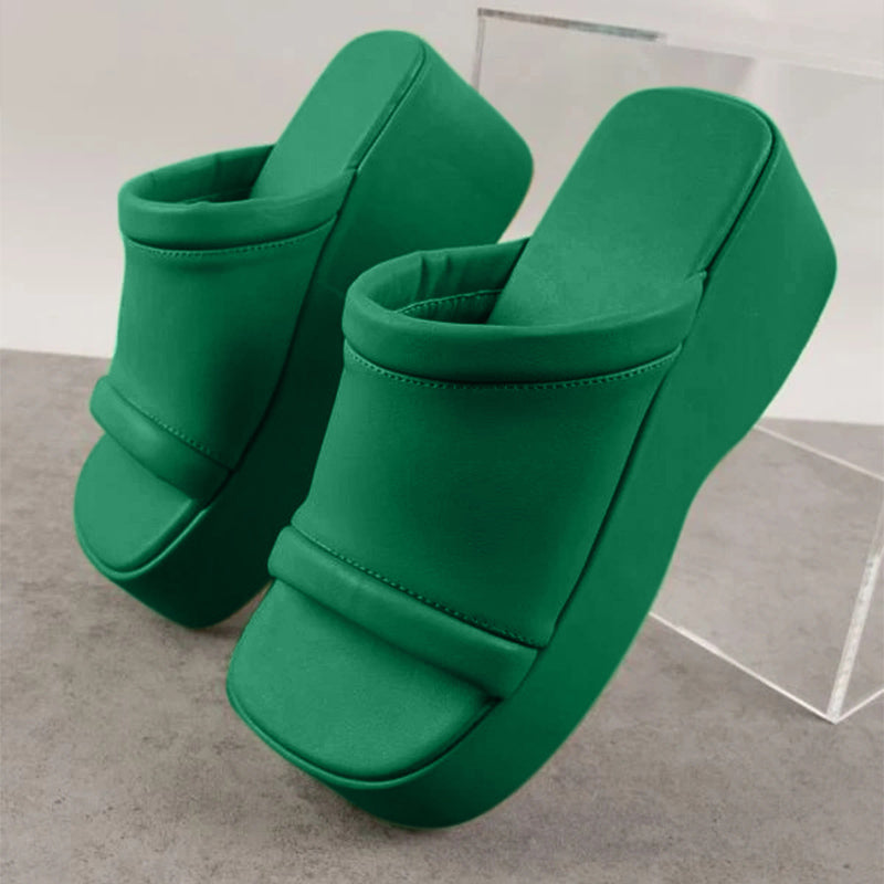 Women's New Fashion Casual Wedge Heel Plus Size Slippers