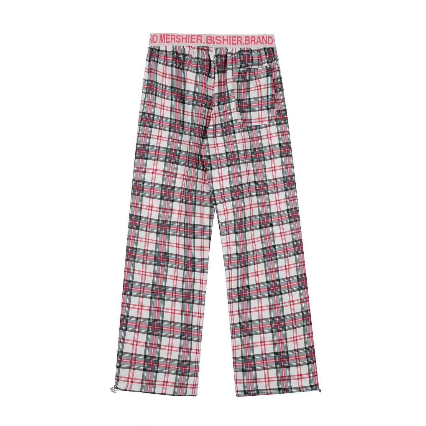 Women's American-style Hip-hop Plaid Casual Trousers