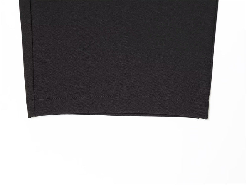 Women's Fashionable All-match Zipper High Waist Trousers