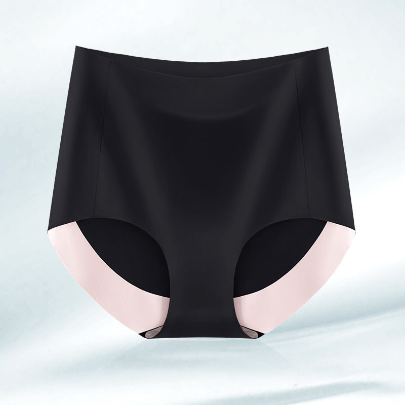 High Waist Seamless Breathable Cotton Antibacterial Women's Panties
