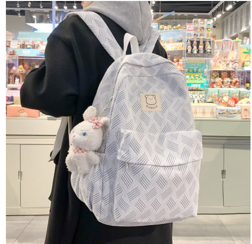 Japanese Backpack Junior High School Students Simple