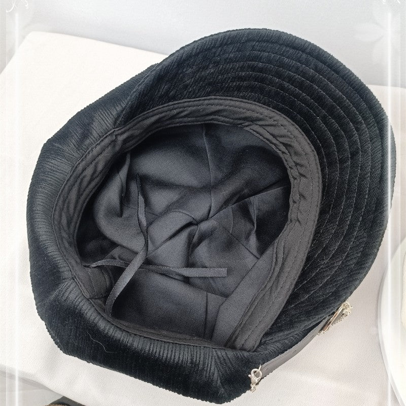 Original Handmade Duck Tongue Cap In Coffee Color