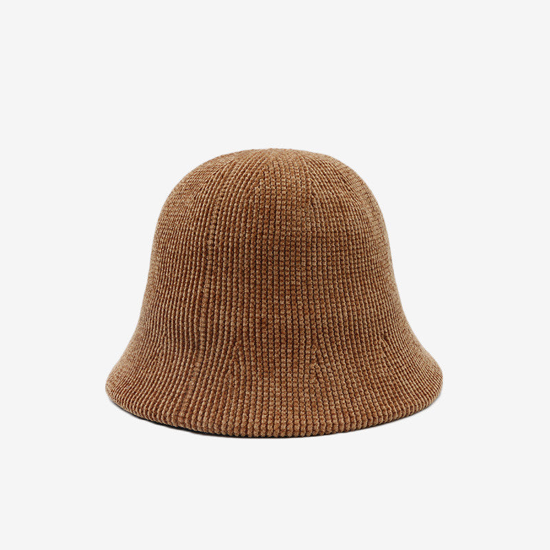 Warm Women's Chenille Fisherman's Hat Versatile Casual Knitting