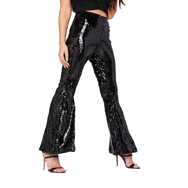 Ladies Sexy Nightclub Sequin Slacks