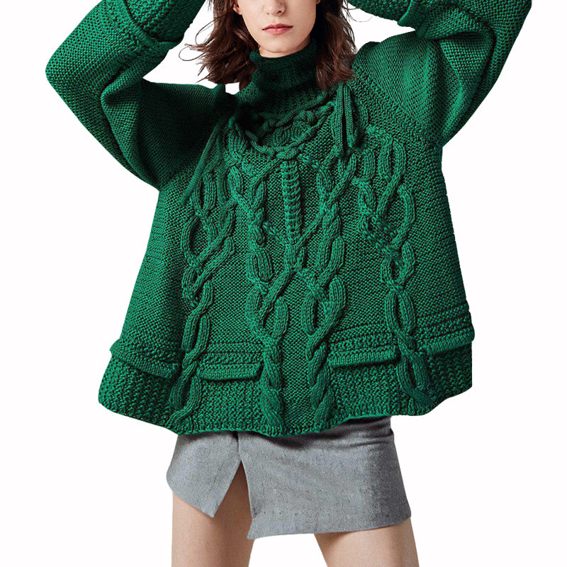 Autumn New Loose And Lazy Style Elegant Wool Sweater