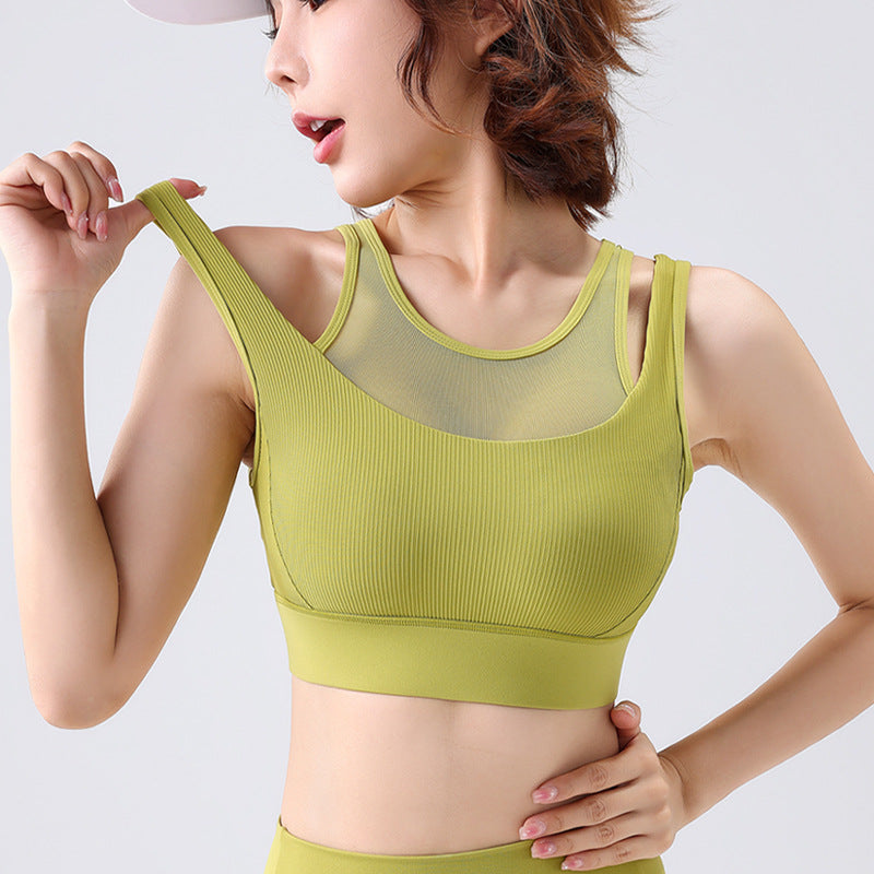 High-intensity Seamless Back Clasp Yoga Vest
