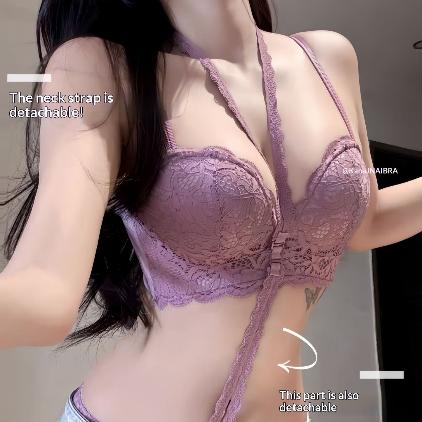 Lace Bra And Lingerie Set