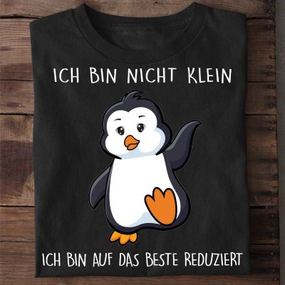 Penguin Print Short Shirt Team Uniform European And American Fabrics