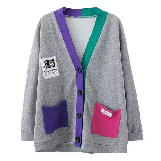 Women's Casual Loose Long-Sleeve Knitted Cardigan