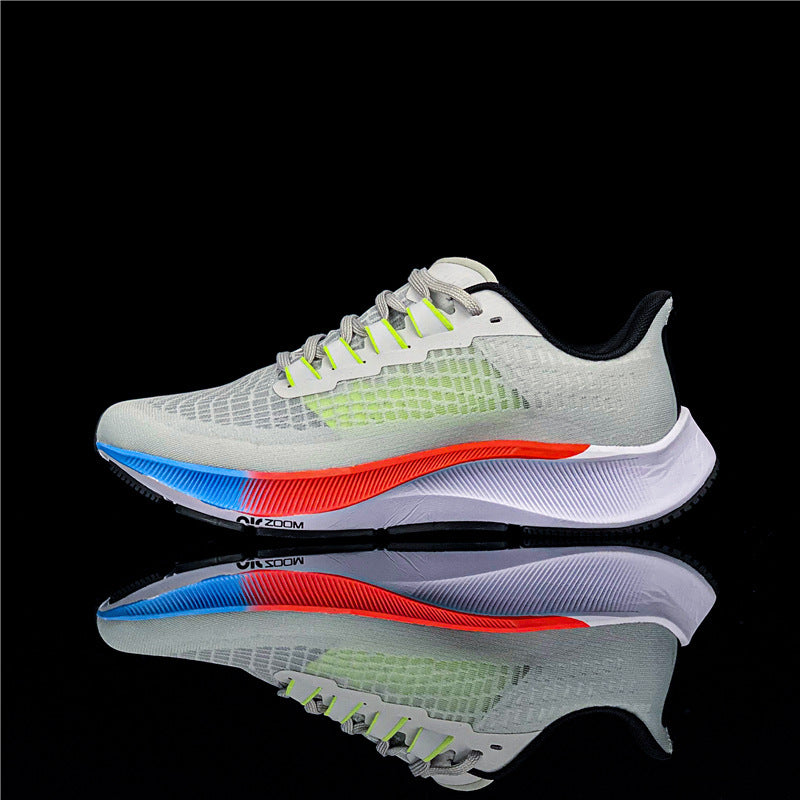 Marathon Net Surface Pure And Poisonous Running Shoes
