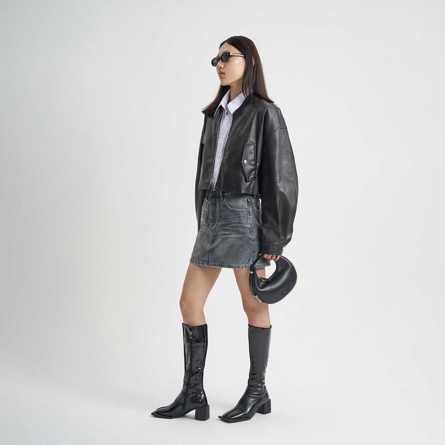 Sequined Hip Skirt Slim Fit Women's Skirt