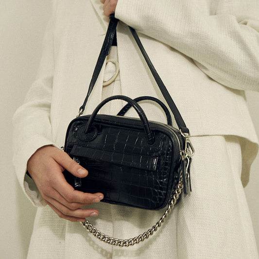 European And American Niche Design Retro Chain Handbag
