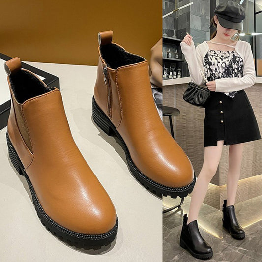 Fashion New British Style Casual Platform Shoes All-match