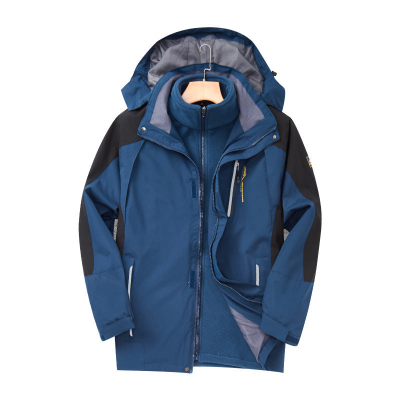 Men's Shell Jacket Detachable Ski Suit Women's Overalls