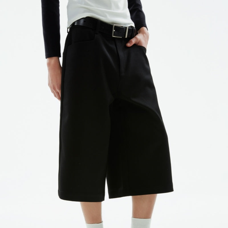 Solid Color Profile Suit Cropped Pants Trend All-match Casual