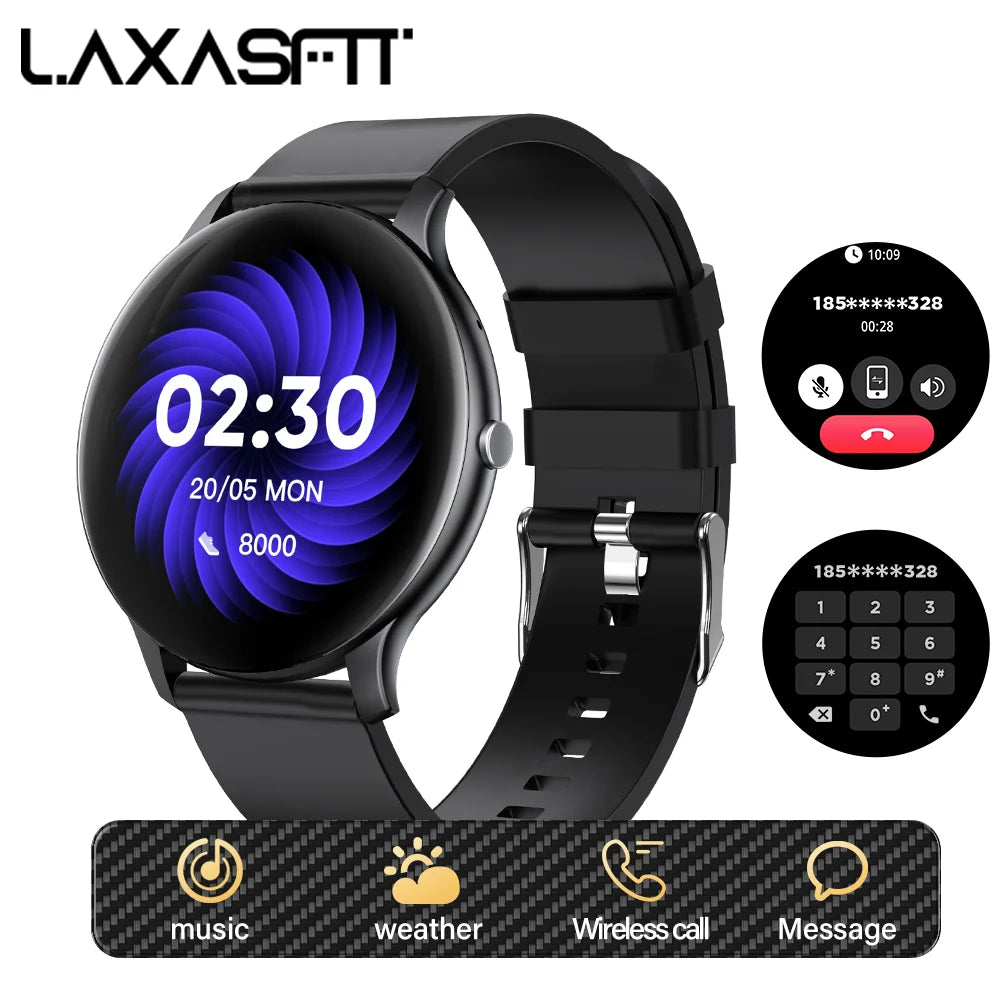 Smart Watch 1.46 HD Screen Heart Rate Monitor Sports Fitness Watch IP68 Waterproof Bluetooth Android IOS Smart Watch
