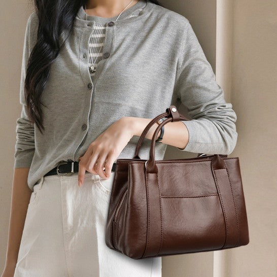 Klassisk design-crossbodytaske til modne kvinders daglige pendling