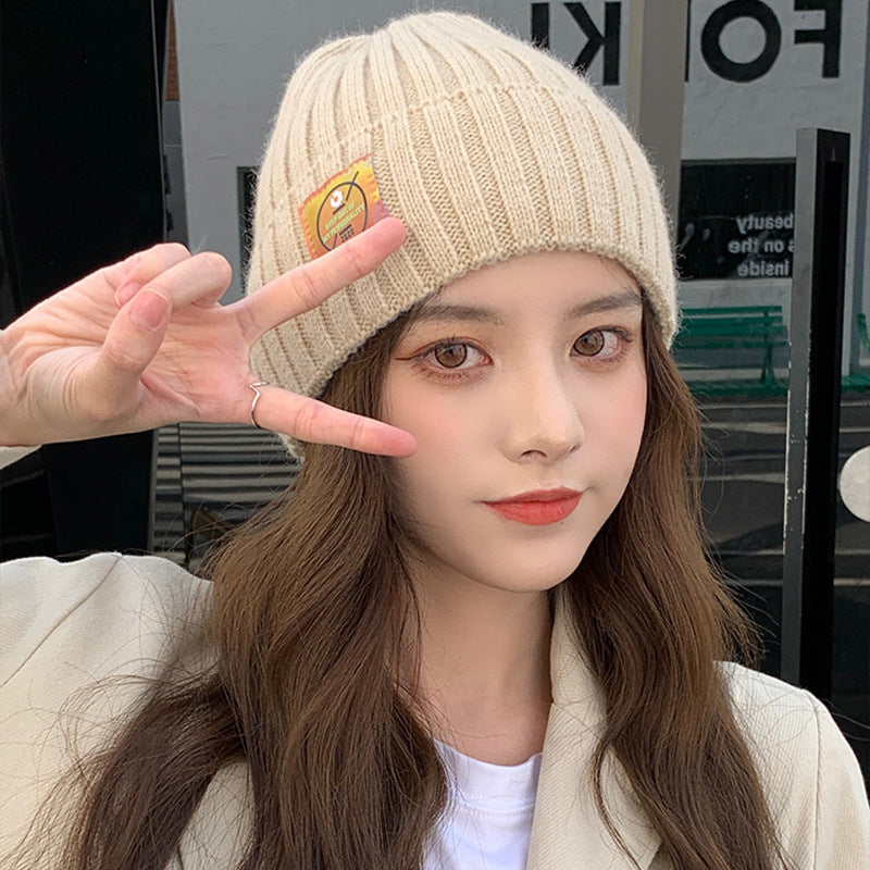 Knitted Autumn And Winter Wool Hat Thin