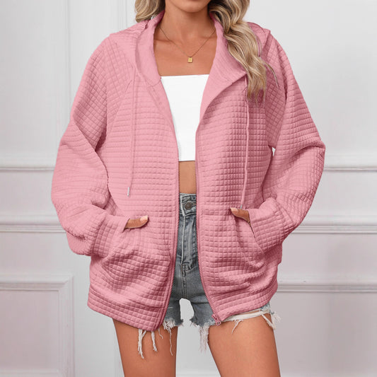 Women's Fashion Casual Zipper Jacket Coat