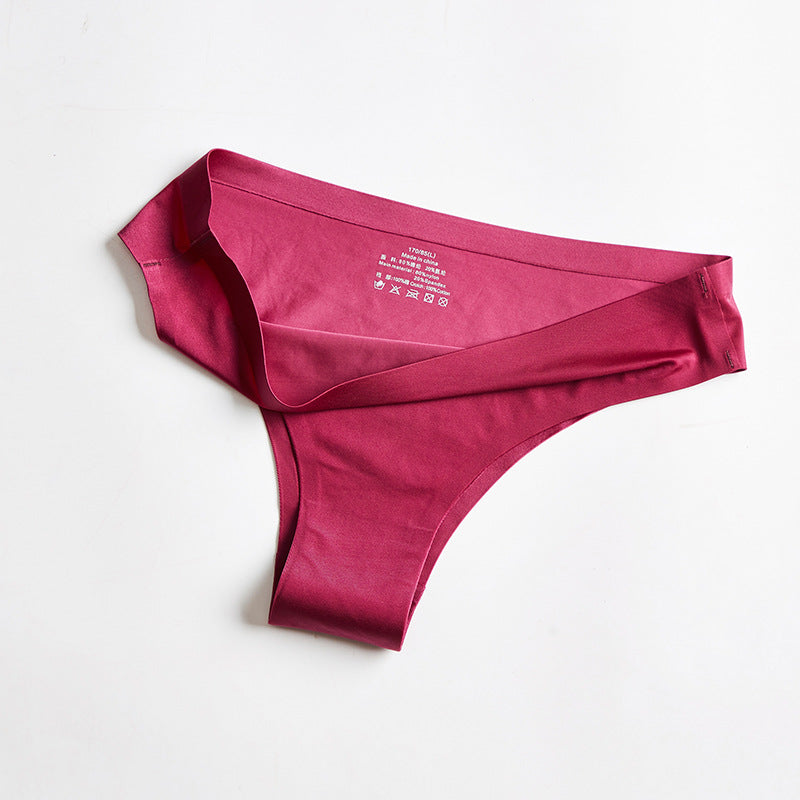 Ice Silk Seamless One Piece Women's Panties