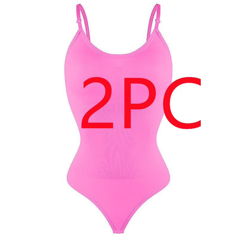 Belly Contracting Hip Raise Skinny Body Shaping Triangle Jumpsuit T-back
