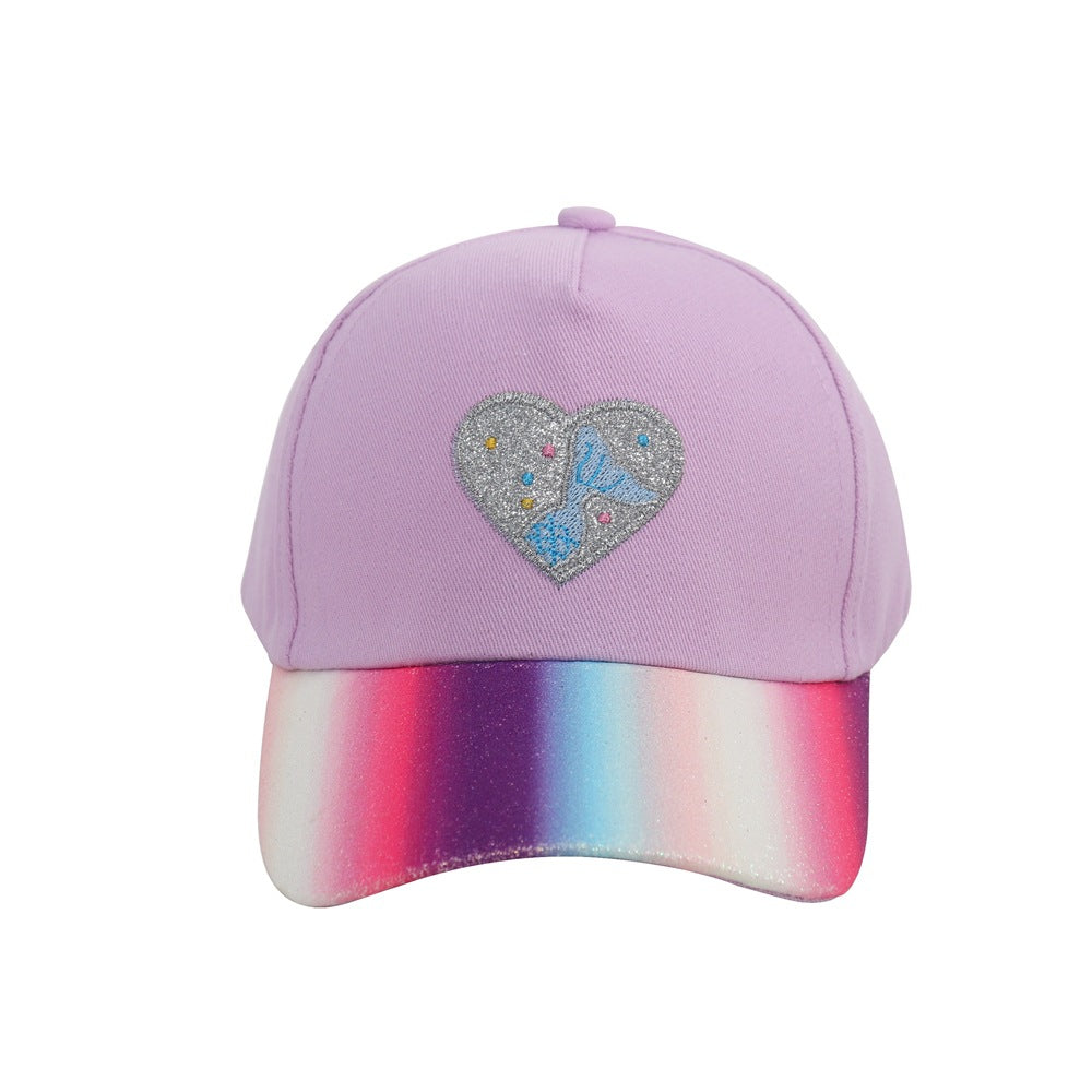 Children's Cartoon Gradient Peaked Cap