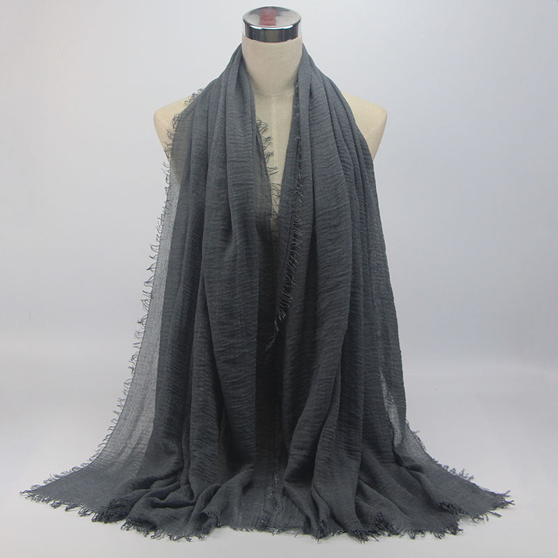 Fashion Vacuum Women's Scarf Cotton Linen Headscarf