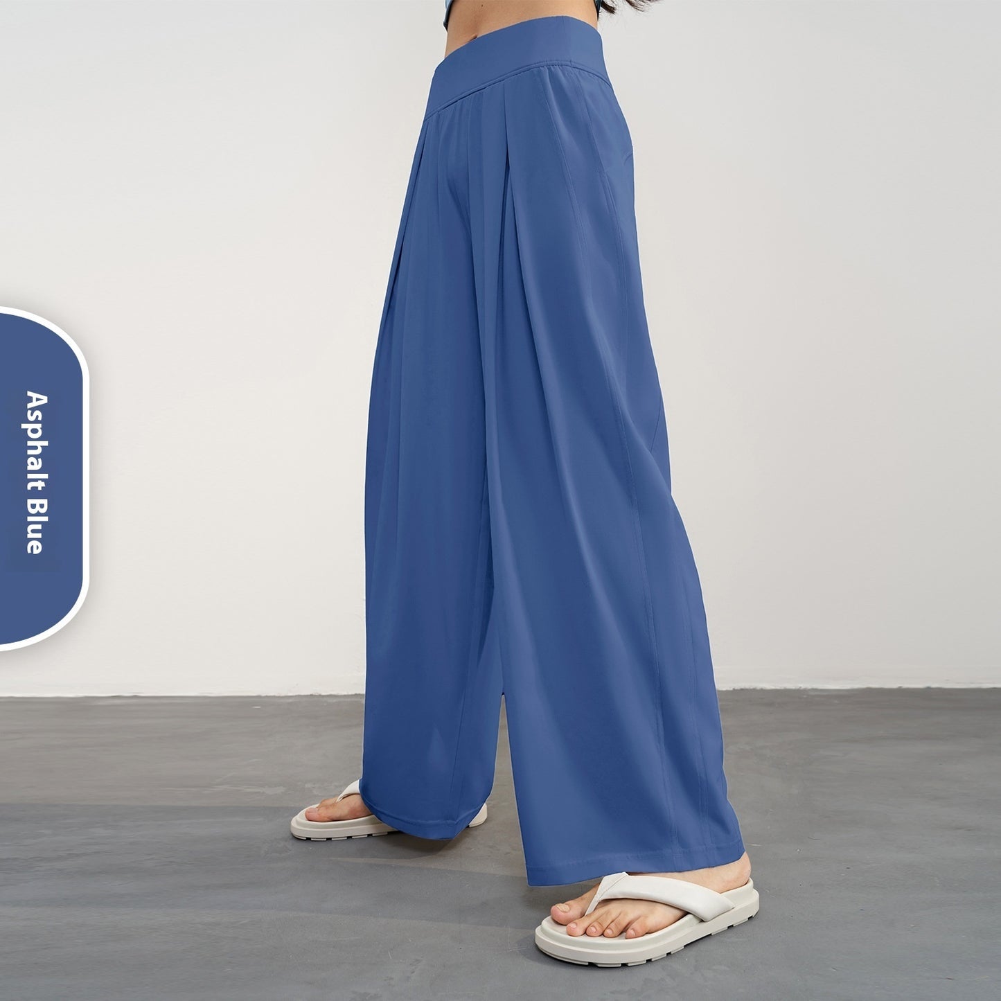 High Waist Loose Quick-drying Fitness Wide Leg Straight Pants