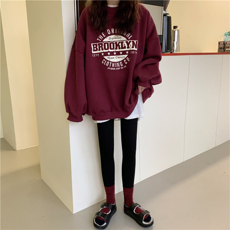 Women's Round Neck Loose Sweater