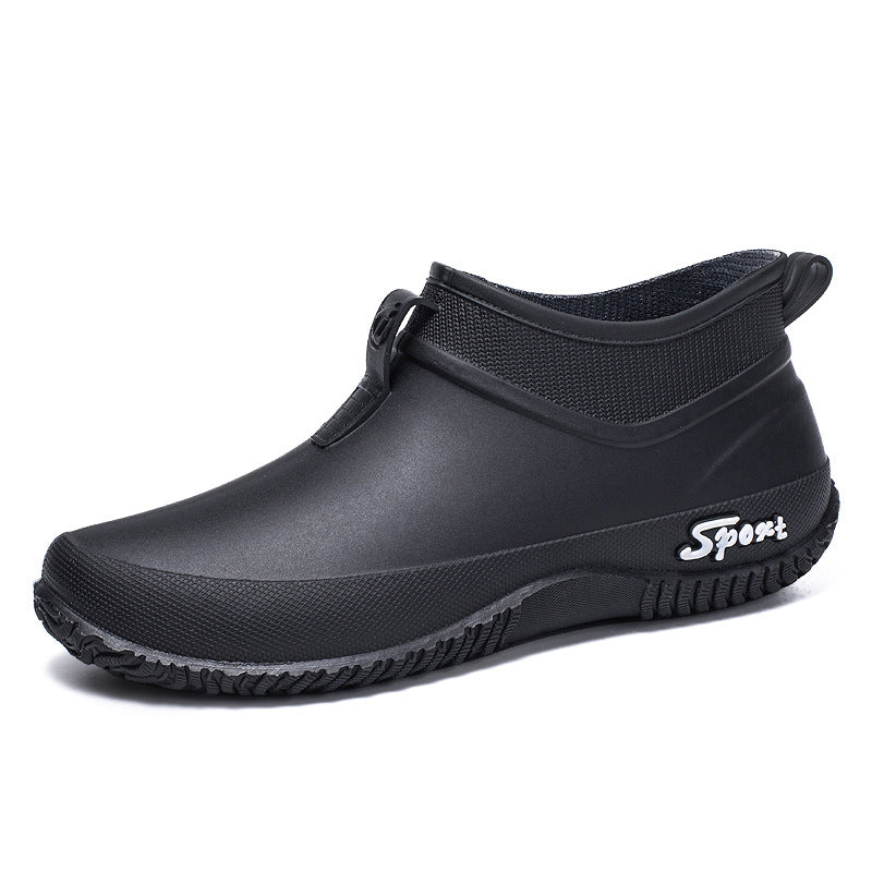 Low Top Waterproof Non-slip Camping Rain Boots