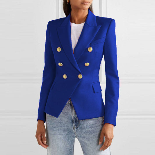 Solid-color Fashionable Casual Suit Jacket