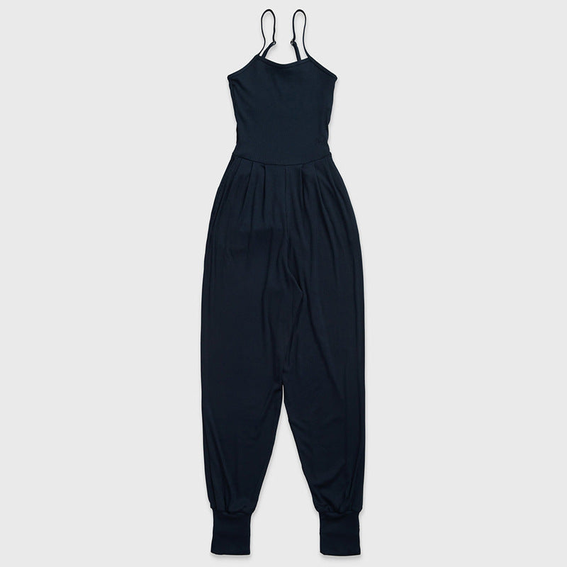 Sling Vest Type Step-on Pilates Jumpsuit