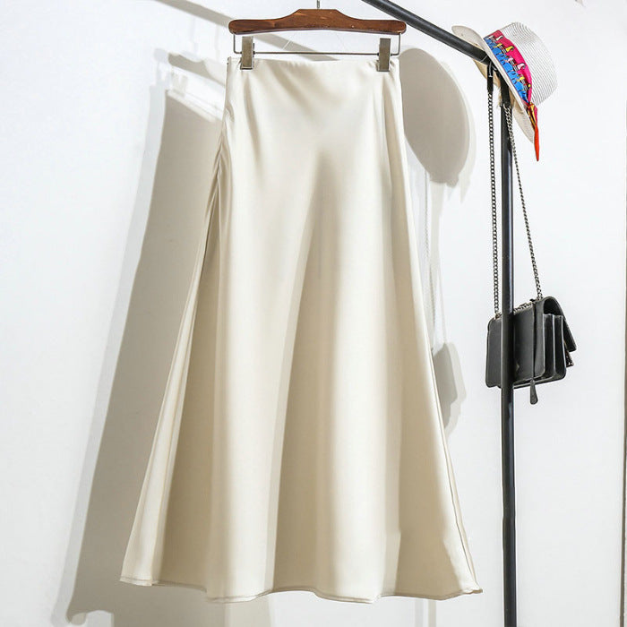 Fashion Personalized Satin Acetate Skirt For Women