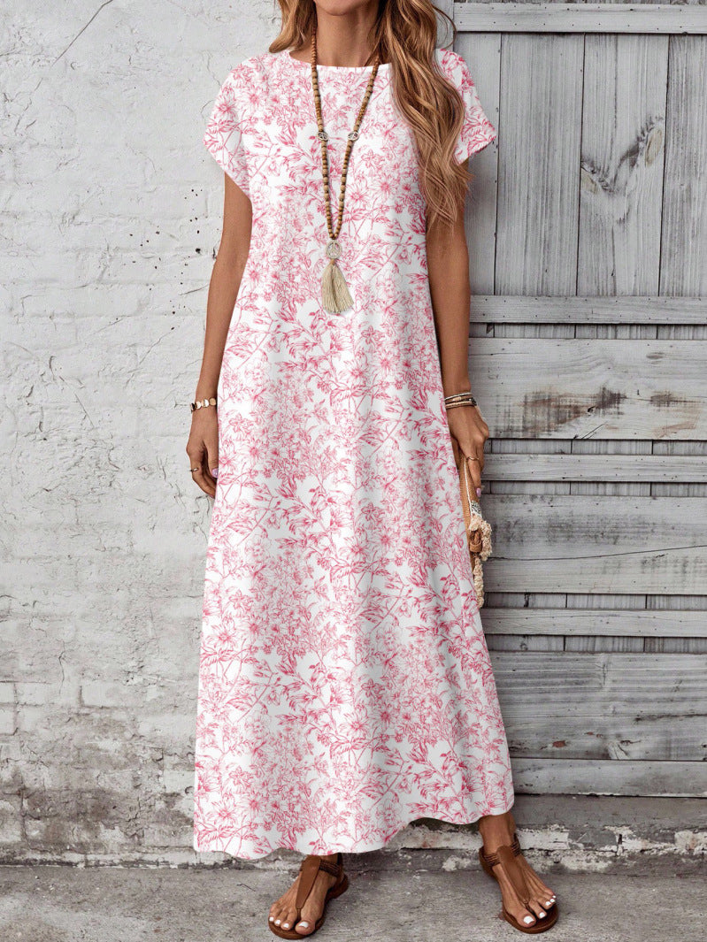 Women's Fashionable Casual Dress With Digital Print