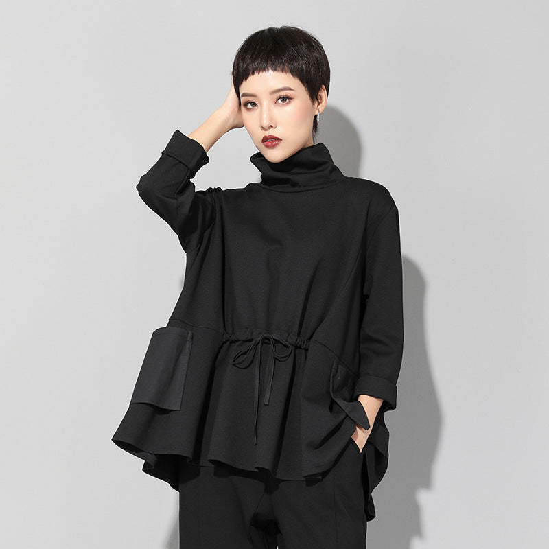 Cool Long Sleeve Pullover Loose Slimming Top