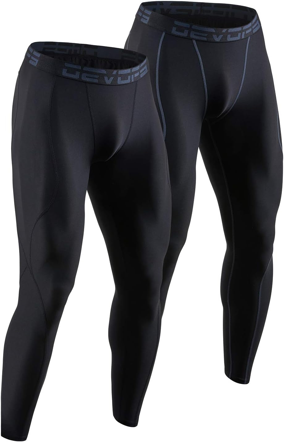 2 or 3 Pack Men'S Compression Pants Athletic Leggings with Pocket/Non-Pocket