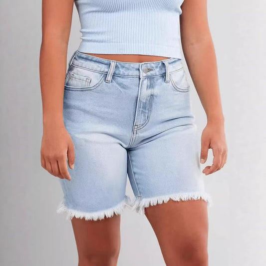 Comfortable Stylish And Relaxed-fit Denim Shorts