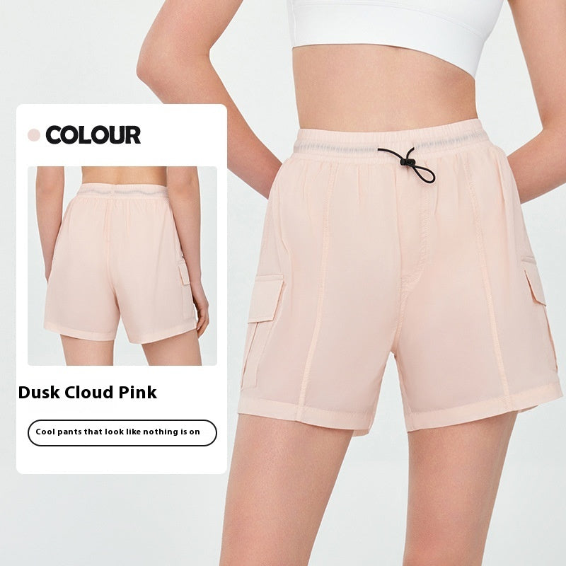 Sun Protection Sports Shorts Women's Outdoor Running Fitness Yoga Leisure Lightweight Windproof