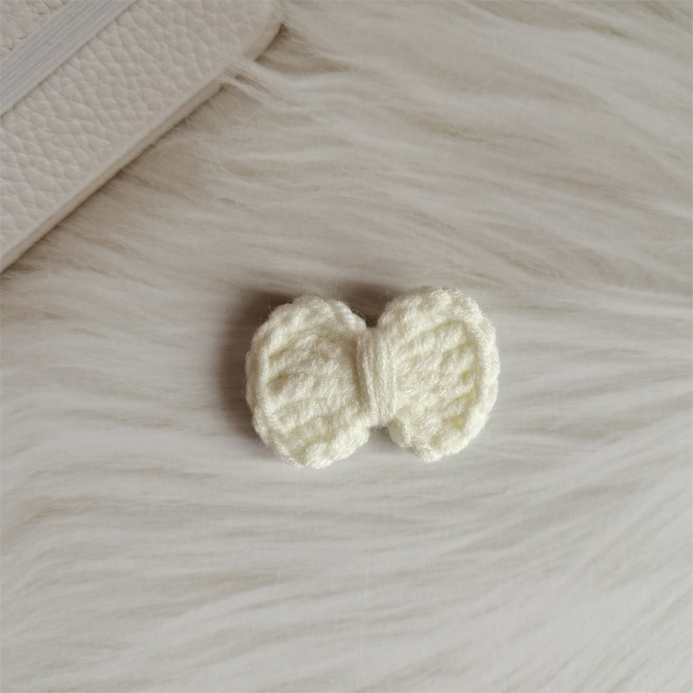 Wool Bow Diy Handmade Finished