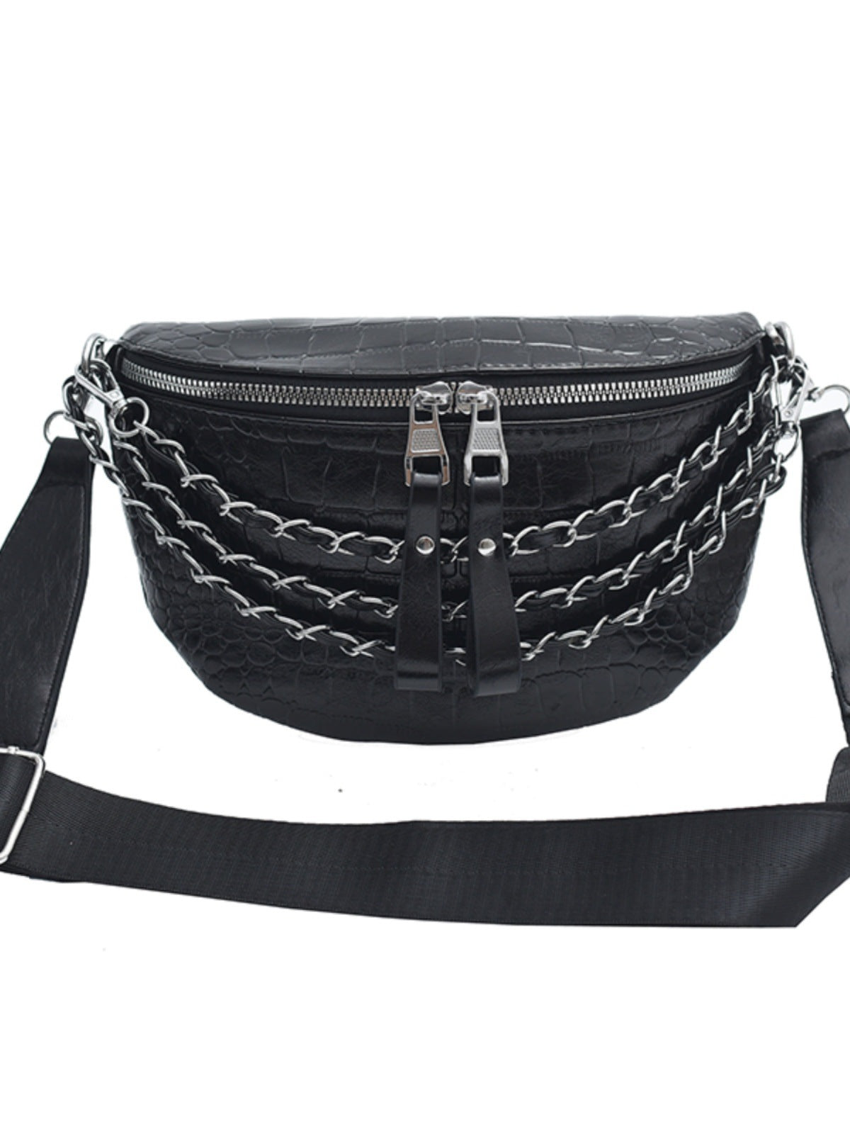 Stone Pattern Messenger Bag Female Temperament Wide Shoulder Temperament