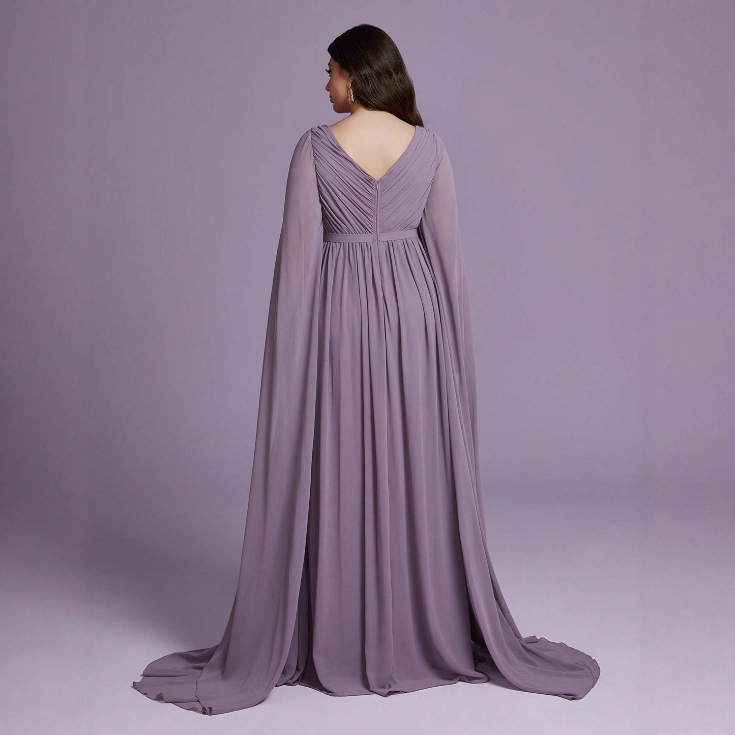 New Womens Long Chiffon Dress