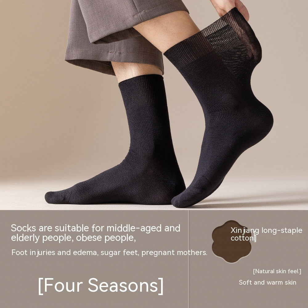 Men's And Women's Loose Large Size Cotton Plus Size Tube Socks