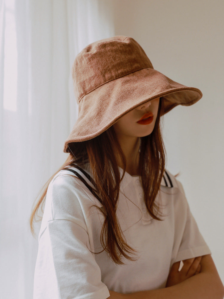 Hat Female Summer Big Eaves Sun Protection Fisherman
